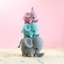 Load image into Gallery viewer, Elvie the Amigurumi Elephant | PDF Crochet Pattern - AiraliDesign