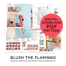 Load image into Gallery viewer, Blush the Flamingo | PDF Crochet Pattern