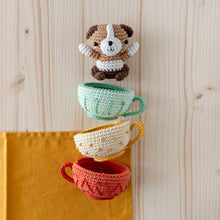 Load image into Gallery viewer, Puppy Tea Party | PDF Crochet Pattern - AiraliDesign