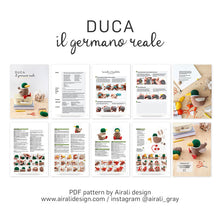 Load image into Gallery viewer, Duca the Amigurumi Mallard Duck | PDF Crochet Pattern - AiraliDesign