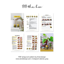 Load image into Gallery viewer, BB the Amigurumi Bee | PDF Crochet Pattern