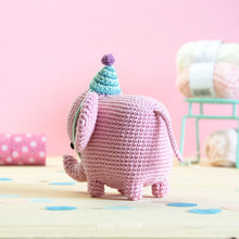 Load image into Gallery viewer, Elvie the Amigurumi Elephant | PDF Crochet Pattern