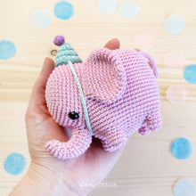 Load image into Gallery viewer, Elvie the Amigurumi Elephant | PDF Crochet Pattern