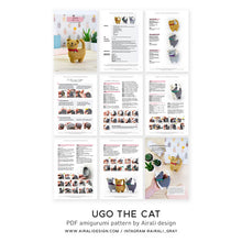 Load image into Gallery viewer, Ugo the Amigurumi Cat | PDF Crochet Pattern