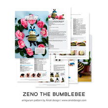 Load image into Gallery viewer, Zeno the Amigurumi Bumblebee | PDF Crochet Pattern