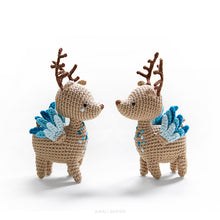 Load image into Gallery viewer, Little Peryton Amigurumi | Fantasy Mythological Creature | PDF Crochet Pattern