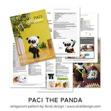 Load image into Gallery viewer, Paci the Amigurumi Panda | PDF Crochet Pattern