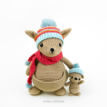 Load image into Gallery viewer, Bea and Miki Amigurumi Kangaroos | PDF Crochet Pattern