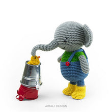 Load image into Gallery viewer, Martin the Amigurumi Elephant | PDF Crochet Pattern