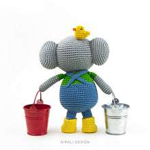 Load image into Gallery viewer, Martin the Amigurumi Elephant | PDF Crochet Pattern