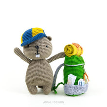 Load image into Gallery viewer, Lenny the Amigurumi Beaver | PDF Crochet Pattern
