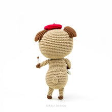 Load image into Gallery viewer, Albert the Amigurumi Pug | PDF Crochet Pattern