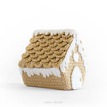 Load image into Gallery viewer, Nordic Gingerbread House | PDF Crochet Pattern