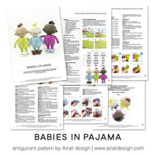 Load image into Gallery viewer, Baby Amigurumi in Pajama | PDF Crochet Pattern