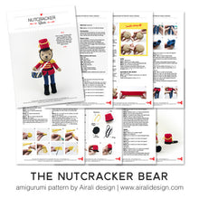 Load image into Gallery viewer, Nutcracker Amigurumi Bear | PDF Crochet Pattern