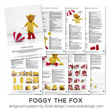 Load image into Gallery viewer, Foggy the Amigurumi Fox | PDF Crochet Pattern