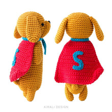 Load image into Gallery viewer, Super Sausage the Amigurumi Superhero | PDF Crochet Pattern