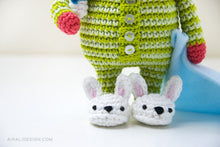 Load image into Gallery viewer, Mandarino the Amigurumi Baby Devil in Pajama | PDF Crochet Pattern