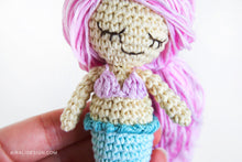 Load image into Gallery viewer, Sandrine the Little Amigurumi Mermaid | PDF Crochet Pattern