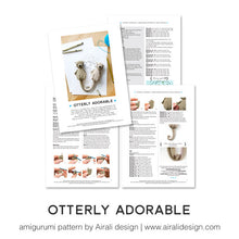 Load image into Gallery viewer, Amigurumi Otters in Love | PDF Crochet Pattern