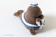 Load image into Gallery viewer, Caterino the Amigurumi Sailor Walrus | PDF Crochet Pattern