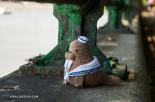Load image into Gallery viewer, Caterino the Amigurumi Sailor Walrus | PDF Crochet Pattern