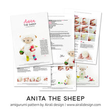 Load image into Gallery viewer, Anita the Amigurumi Sheep | PDF Crochet Pattern