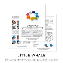 Load image into Gallery viewer, Little Whale | PDF Amigurumi Pattern | Crochet Rainbow