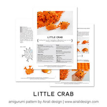 Load image into Gallery viewer, Amigurumi Little Crab | PDF Crochet Pattern