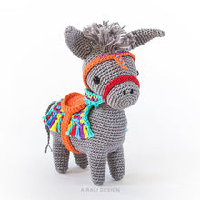 Load image into Gallery viewer, Pedro the Amigurumi Donkey | PDF Crochet Pattern