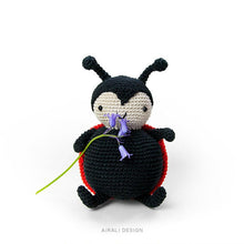 Load image into Gallery viewer, Carlotta the Amigurumi Ladybug | PDF Crochet Pattern