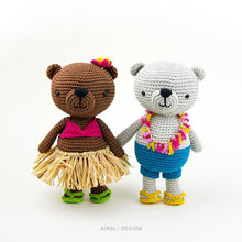 Load image into Gallery viewer, Jim and Alani, Amigurumi Bears | PDF Crochet Pattern