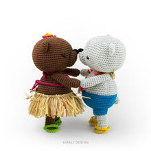 Load image into Gallery viewer, Jim and Alani, Amigurumi Bears | PDF Crochet Pattern