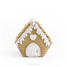 Load image into Gallery viewer, Nordic Gingerbread House | PDF Crochet Pattern