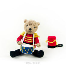 Load image into Gallery viewer, Nutcracker Amigurumi Bear | PDF Crochet Pattern