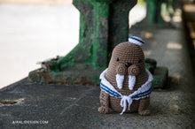 Load image into Gallery viewer, Caterino the Amigurumi Sailor Walrus | PDF Crochet Pattern