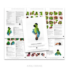 Load image into Gallery viewer, Carlo the Amigurumi Parrot | PDF Crochet Pattern