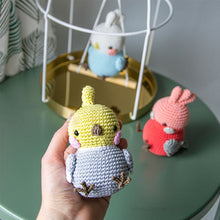 Load image into Gallery viewer, Amigurumi Chubby Birds: Cockatiel, Parakeet and Galah Parrot | PDF Crochet Pattern