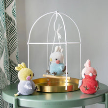 Load image into Gallery viewer, Amigurumi Chubby Birds: Cockatiel, Parakeet and Galah Parrot | PDF Crochet Pattern