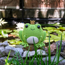 Load image into Gallery viewer, Prince Perry the Amigurumi Frog | PDF Crochet Pattern