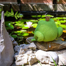 Load image into Gallery viewer, Prince Perry the Amigurumi Frog | PDF Crochet Pattern