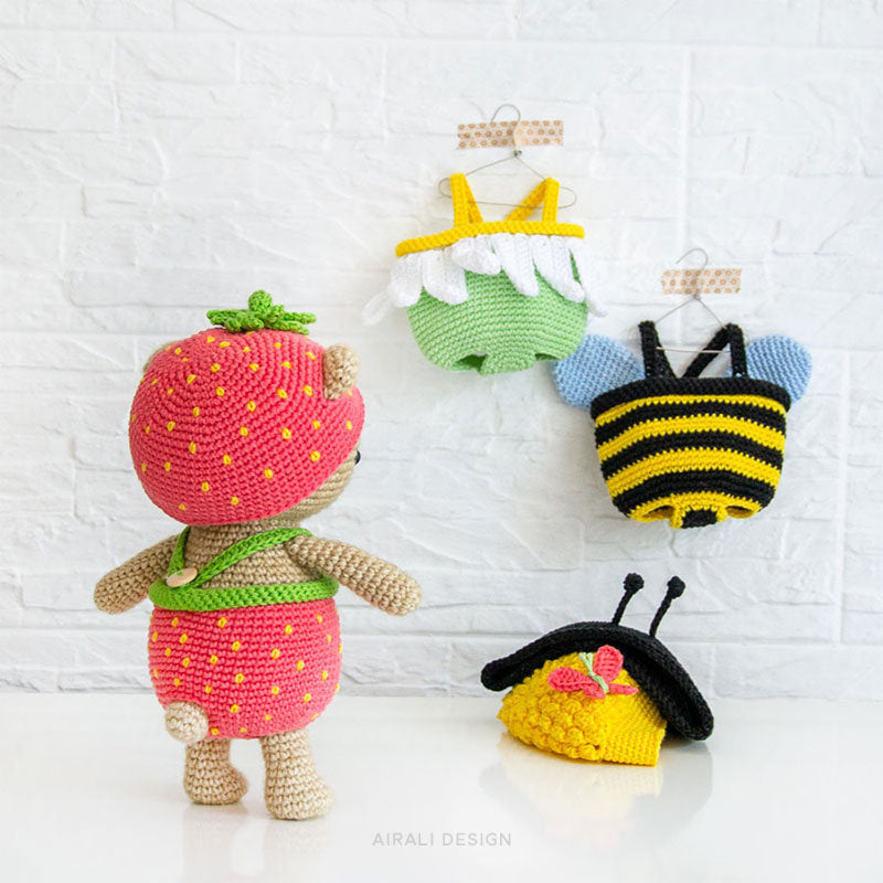 Amigurumi Dress-Up Bears | PDF Crochet Pattern AiraliDesign Amigurumi Dress-Up Bears | PDF Crochet Pattern AiraliDesign