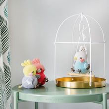 Load image into Gallery viewer, Amigurumi Chubby Birds: Cockatiel, Parakeet and Galah Parrot | PDF Crochet Pattern