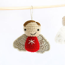Load image into Gallery viewer, Amigurumi Christmas Decorations. 3 Crochet patterns in a PDF: Angel, Bell and Star