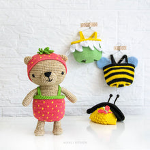Load image into Gallery viewer, Amigurumi Dress-Up Bears | PDF Crochet Pattern