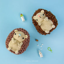 Load image into Gallery viewer, Roly the Amigurumi Hedgehog | PDF Crochet Pattern