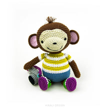 Load image into Gallery viewer, Barney the Amigurumi Monkey | PDF Crochet Pattern