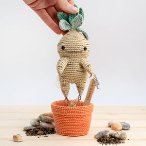 Ruty the Amigurumi Mandrake | PDF Crochet Pattern - AiraliDesign
