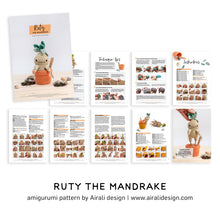 Load image into Gallery viewer, Ruty the Amigurumi Mandrake | PDF Crochet Pattern - AiraliDesign
