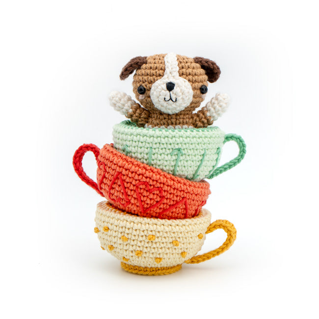 Puppy Tea Party | PDF Crochet Pattern - AiraliDesign